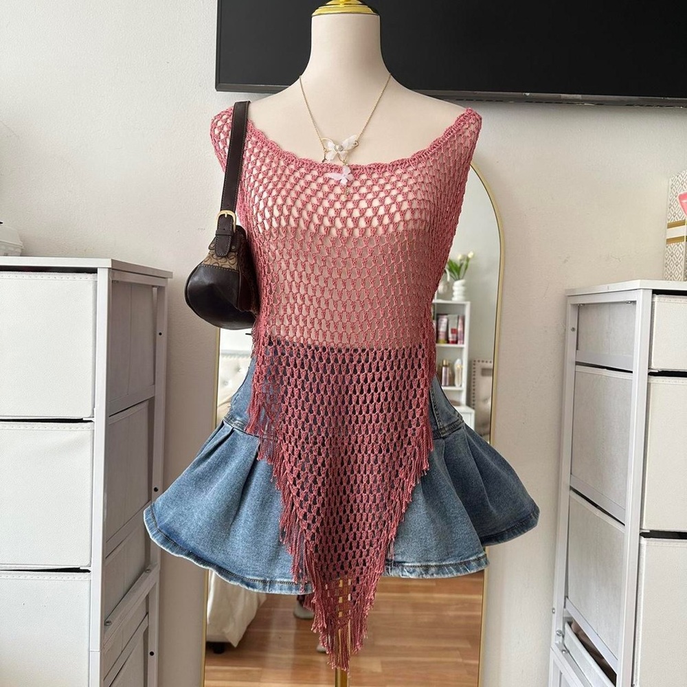 Vintage off the shoulder top poncho:Fit size:S